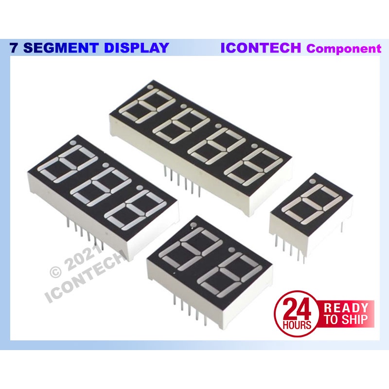 7 Segment Display 1/2/3/4Bit RED LED 0.56 Inch