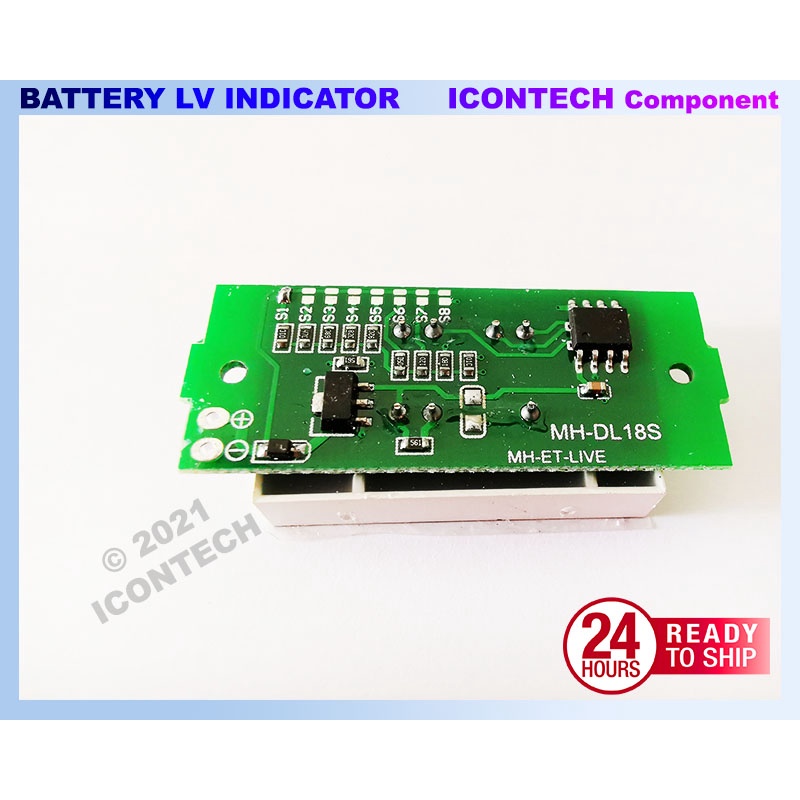 Lithium ION Battery Level Indicator Module 7