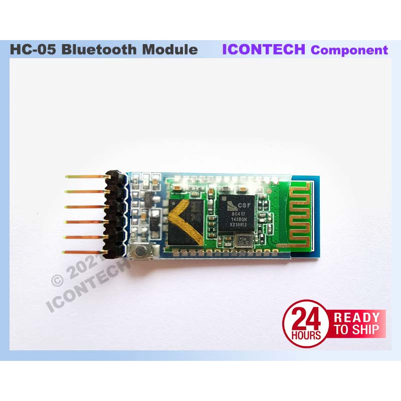 HC-05 Bluetooth Module Master and Slave Mode AT Command Support HC05 HC06 BT06 Bluetooth RF ICONTECH 2
