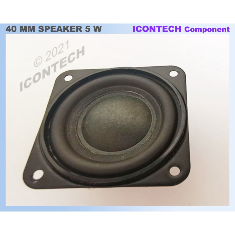 40MM SPEAKER 4 OHM 5 WATT SQUARE SPEAKER DIY PROJECT 2